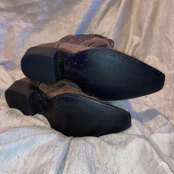 JB DILLON HANDMADE WESTERN BOOTS WOMENS SIZE 7.5B - Picture 9 of 9